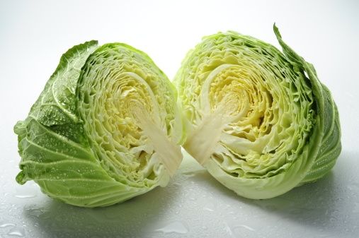 Raw cabbage