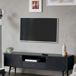 Black matte Tv unit