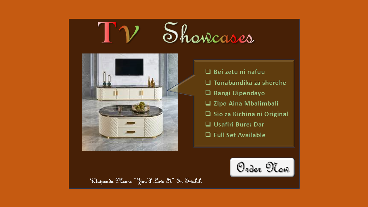 Tv showcase ads