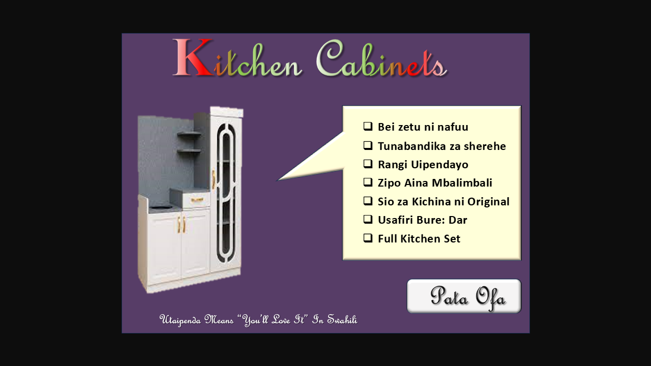 Kitchen cabinet ads