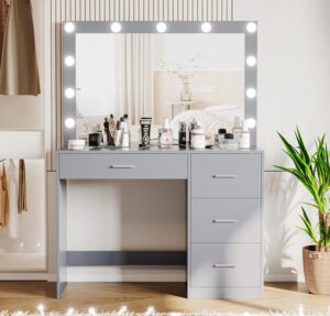 whitish grey dressing table